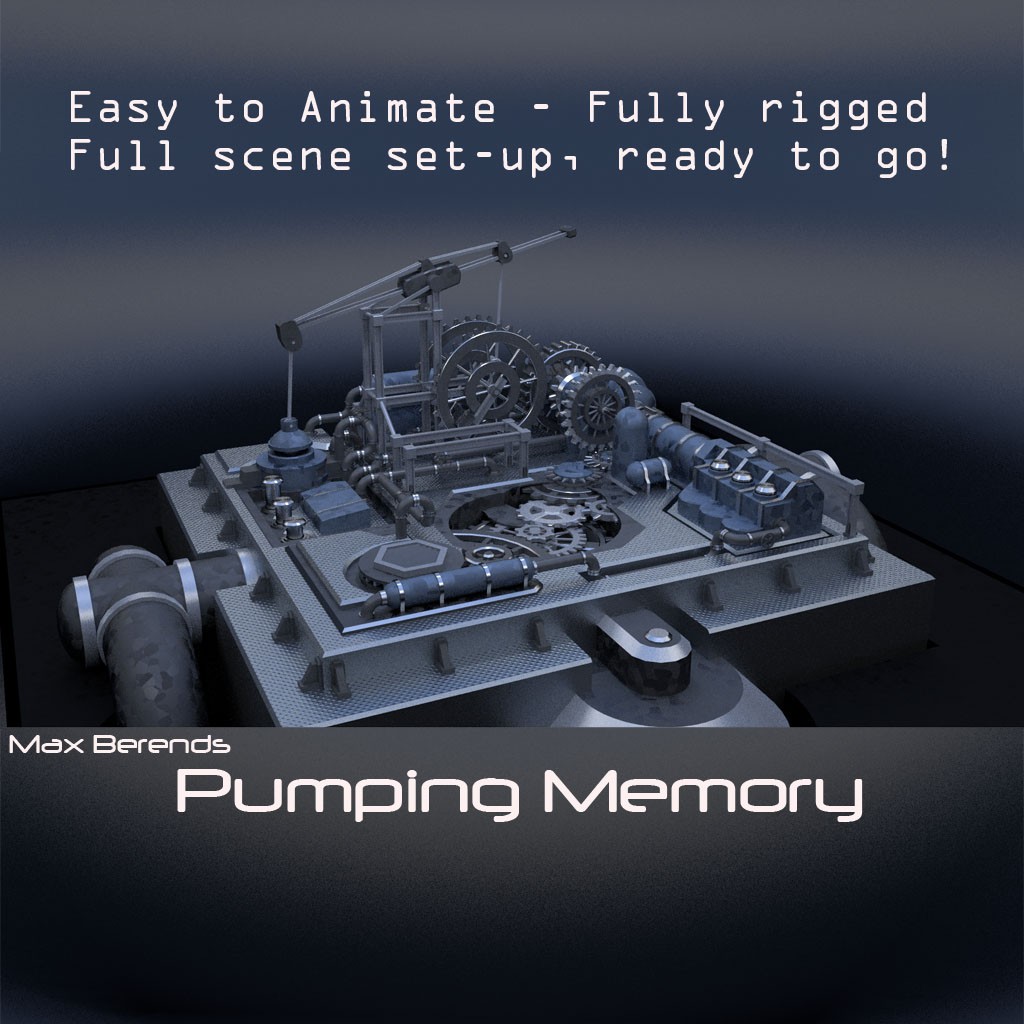 Pumping Memory,Easy-use! Fully functional, rigged Machine  preview image 1